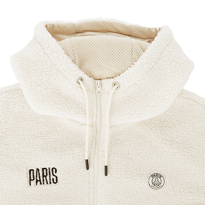 Paris Saint Germain / パリサンジェルマン PSG ロゴ 刺繍 ボア フーディー 502ps2325fw0001