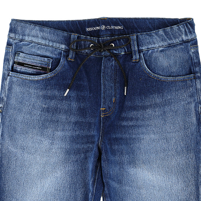 RESOUND CLOTHING  / リサウンドクロージング ミック デニム ジャージー パンツ RC37-ST-020-b 502rc37st020b