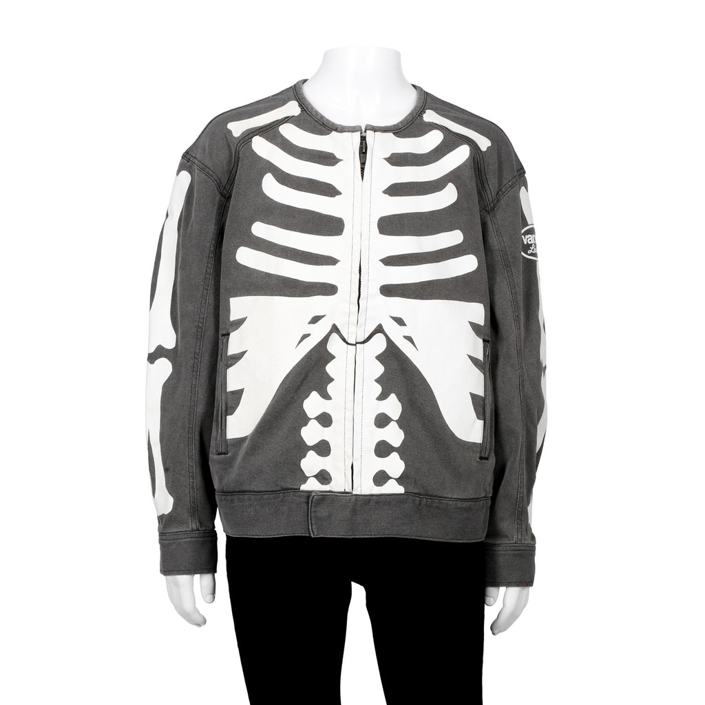 VANSON / バンソン  リッツ スケルトン デニム ライダース ジャケット 502rzv2505
