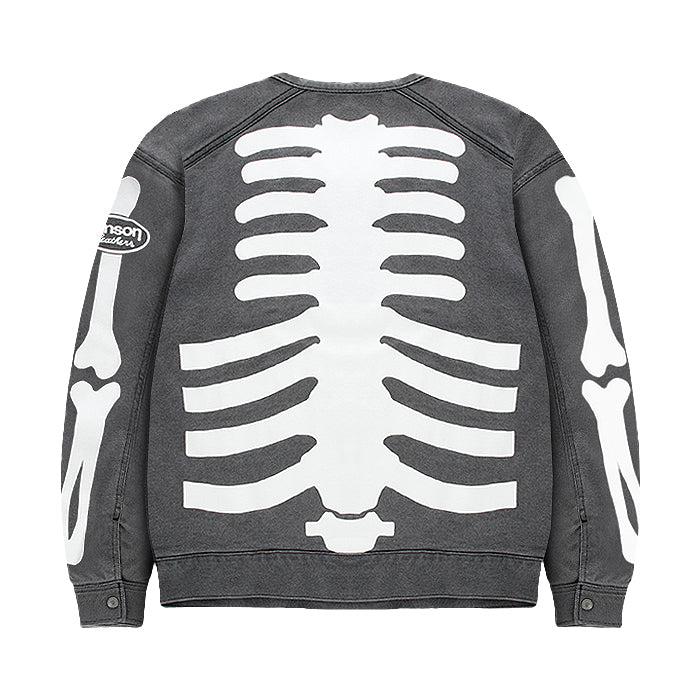 VANSON / バンソン  リッツ スケルトン デニム ライダース ジャケット 502rzv2505