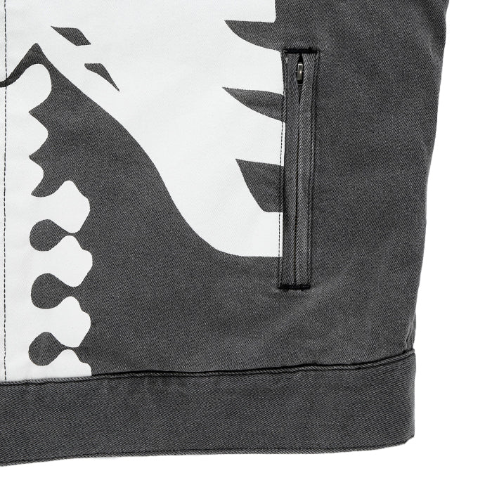 VANSON / バンソン  リッツ スケルトン デニム ライダース ジャケット 502rzv2505