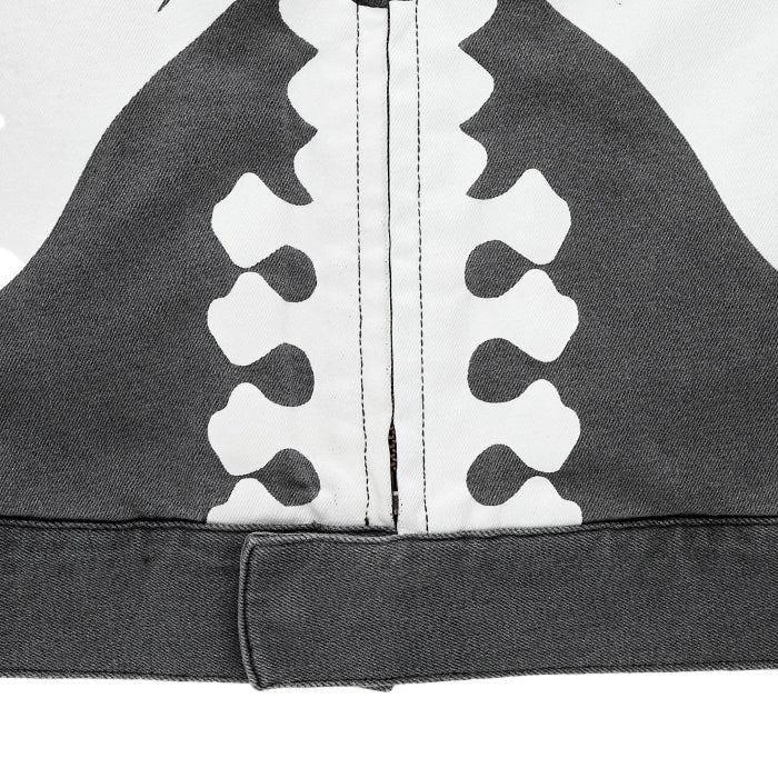 VANSON / バンソン  リッツ スケルトン デニム ライダース ジャケット 502rzv2505