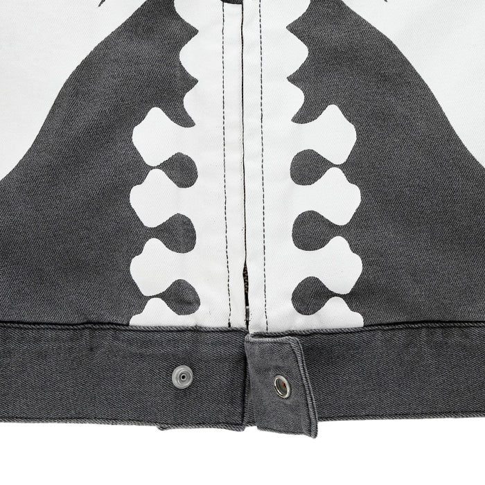 VANSON / バンソン  リッツ スケルトン デニム ライダース ジャケット 502rzv2505