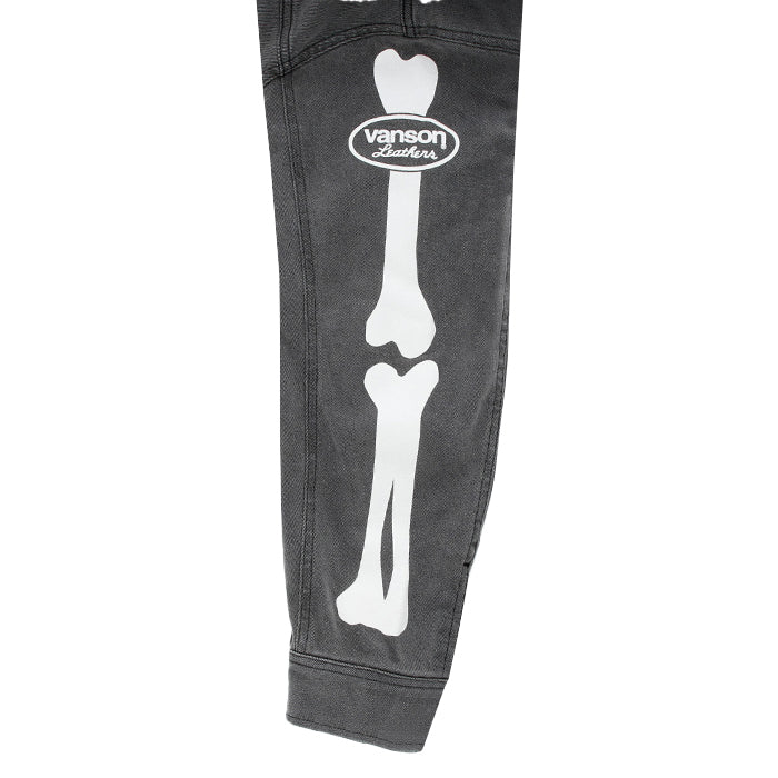 VANSON / バンソン  リッツ スケルトン デニム ライダース ジャケット 502rzv2505