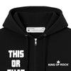 KING OF ROCK / キングオブロック ディス オア ザット ジップ フーディー 502thisorthatfu