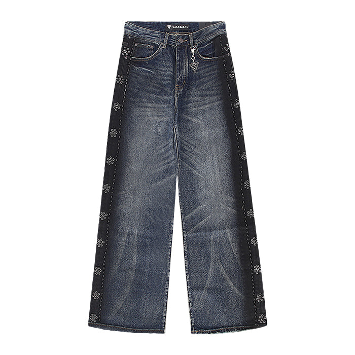 valabasas デニム Valabasas Team Aztech Denim Pant 'Lt Blue|VLBSSTO12-LTB|Top Fashion