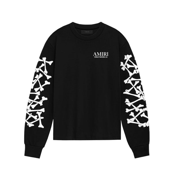 AMIRI / アミリ ボーンズ スタックド ロング スリーブ Tシャツ 60118amamjyte10