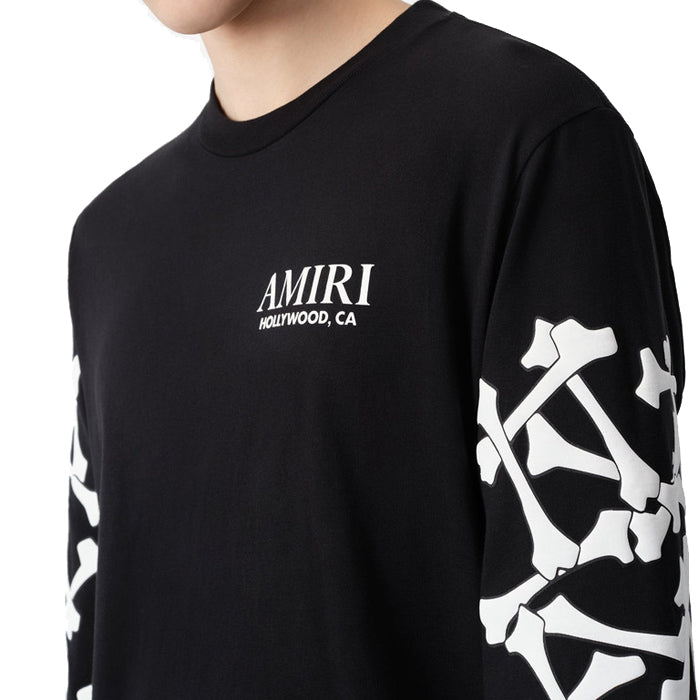 AMIRI / アミリ ボーンズ スタックド ロング スリーブ Tシャツ