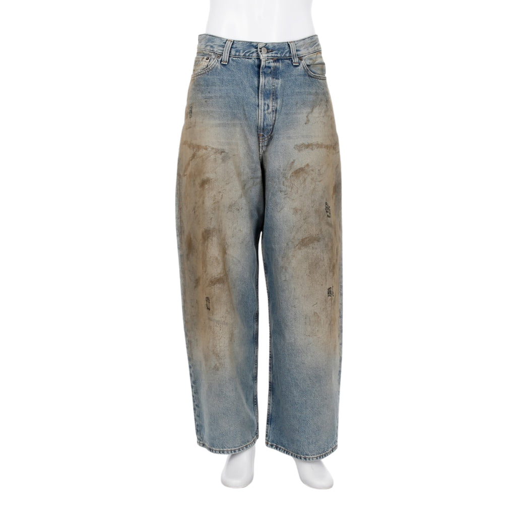 ACNE STUDIOS / アクネ ディストレスド ワイド レッグ ジーンズ 6012021mb00381