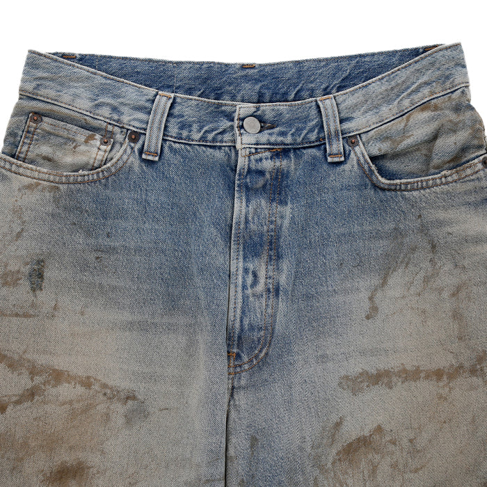 ACNE STUDIOS / アクネ ディストレスド ワイド レッグ ジーンズ 6012021mb00381