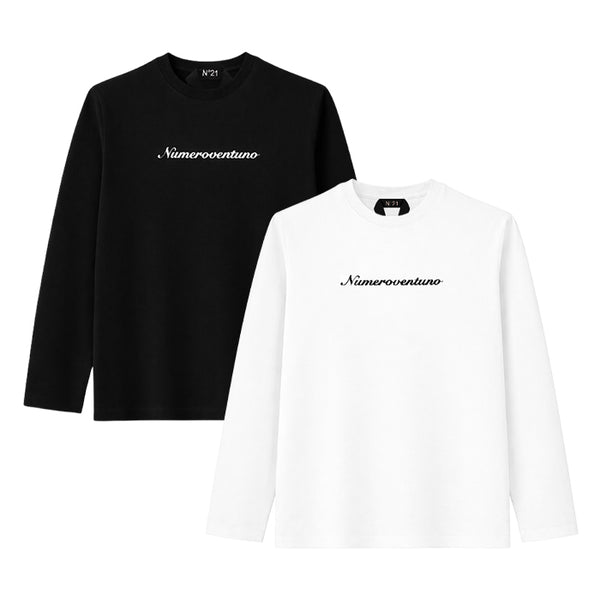 N°21 / ヌメロヴェントゥーノ ロング スリーブ Tシャツ 60126suf0114157