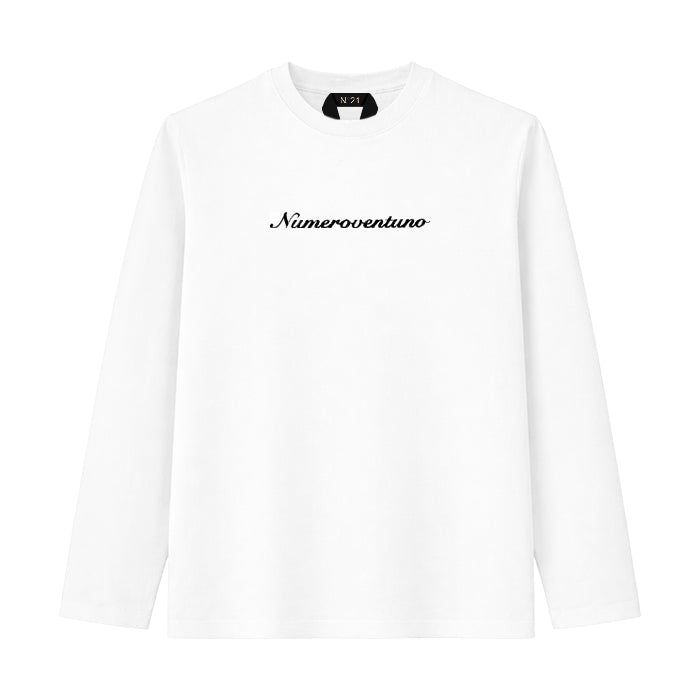 N°21 / ヌメロヴェントゥーノ ロング スリーブ Tシャツ 60126suf0114157