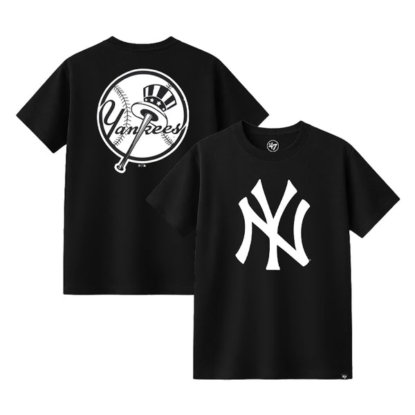 47BRAND  / フォーティーセブン ヤンキース バッカー '47 エコー ジェット ブラック Tシャツ 601609060