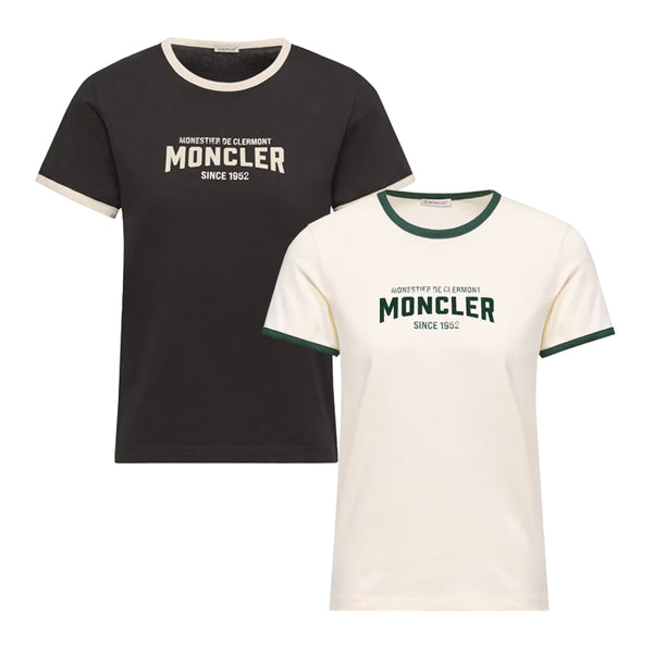 MONCLER / モンクレール フロック ロゴ ジャージー Tシャツ レディース L10938C0003189AUOP08 6018c0003189auo