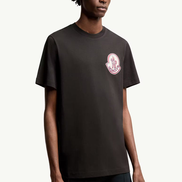 モンクレール　クリスタルロゴ コットンTシャツ 訳あり 新品未使用モンクレール クリスタル ロゴ T レディース/メンズ