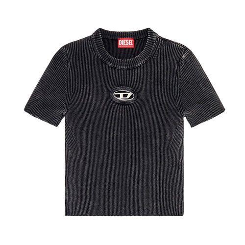 DIESEL / ディーゼル  M アンカー A SS TR 半袖 ニット Tシャツ レディース A162490AKBQ 601a162490akb99