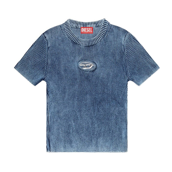 DIESEL / ディーゼル  M アンカー A SS 半袖 ニット Tシャツ レディース A162490ANAH 601a162490anah