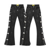 GUAPI / グアピ オール ブラック クロス バックル デニム 601allcrsbuckle