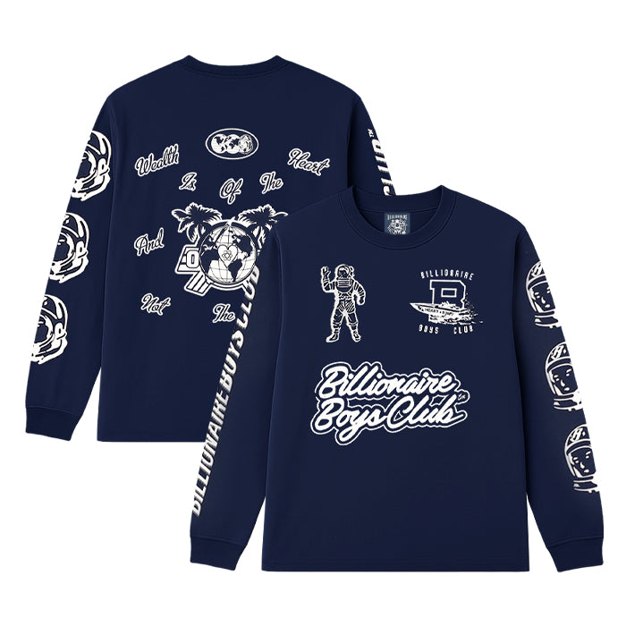 BILLIONAIRE BOYS CLUB / ビリオネア ボーイズ クラブ グローバル レガッタ ロングTシャツ 601b26144