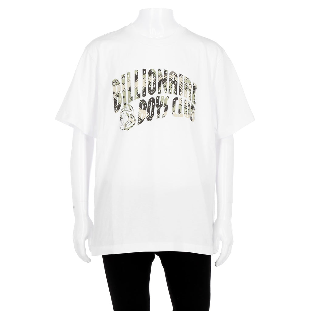 BILLIONAIRE BOYS CLUB / ビリオネア ボーイズ クラブ オーバーレイ カモ フィル アーチ ロゴ Tシャツ 601b26150