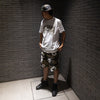 BILLIONAIRE BOYS CLUB / ビリオネア ボーイズ クラブ オーバーレイ カモ フィル アーチ ロゴ Tシャツ 601b26150
