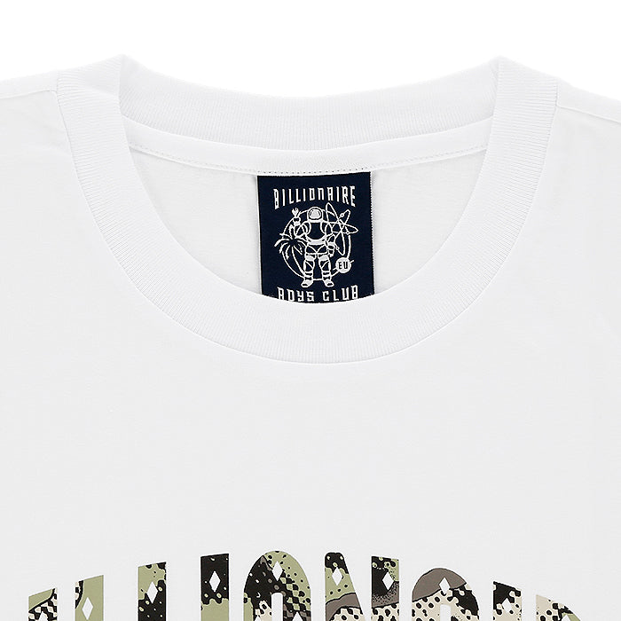 BILLIONAIRE BOYS CLUB / ビリオネア ボーイズ クラブ オーバーレイ カモ フィル アーチ ロゴ Tシャツ 601b26150