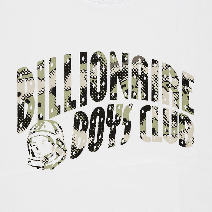 BILLIONAIRE BOYS CLUB / ビリオネア ボーイズ クラブ オーバーレイ カモ フィル アーチ ロゴ Tシャツ 601b26150