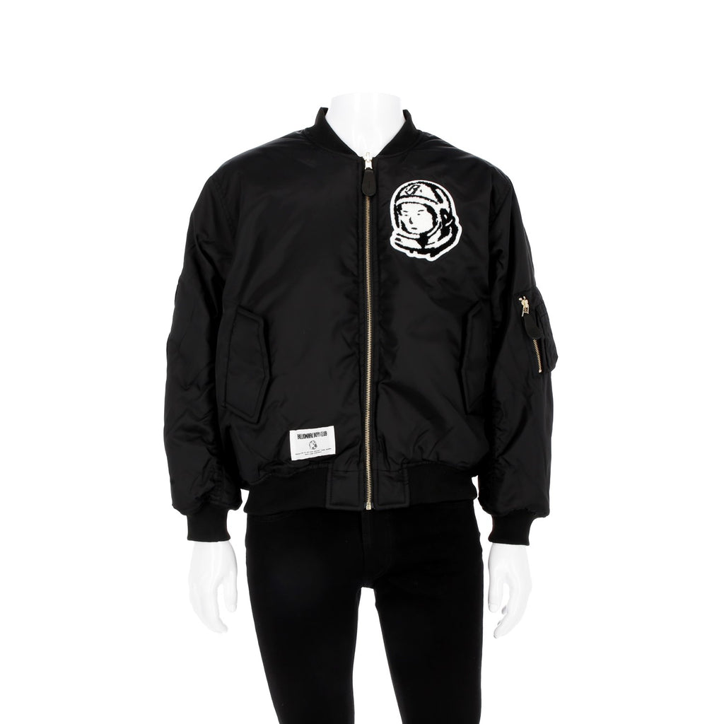 BILLIONAIRE BOYS CLUB × MANASTASH / ビリオネア ボーイズ クラブ × マナスタッシュ レザー スリーブ バーシティ ジャケット BBCJP261X001 601bbcjp261X001