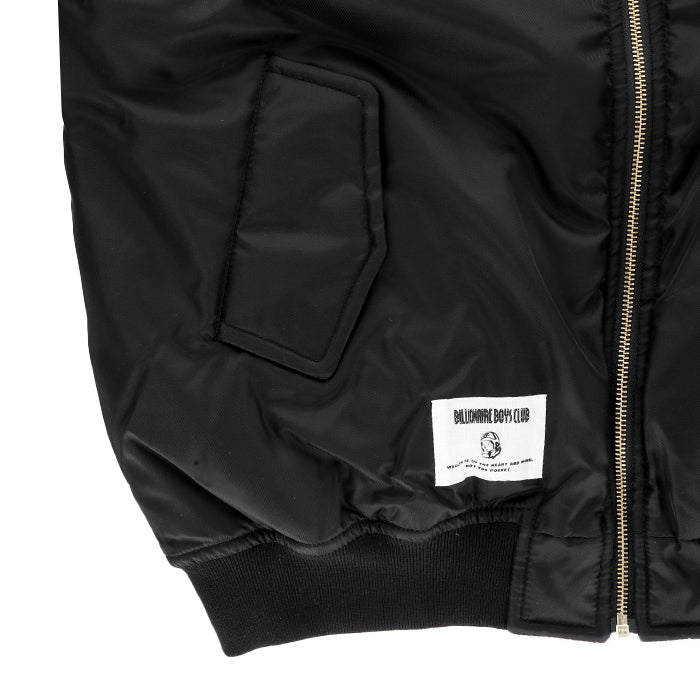 BILLIONAIRE BOYS CLUB × MANASTASH / ビリオネア ボーイズ クラブ × マナスタッシュ レザー スリーブ バーシティ ジャケット BBCJP261X001 601bbcjp261X001