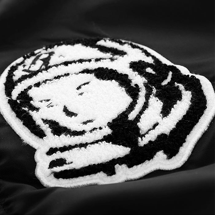 BILLIONAIRE BOYS CLUB × MANASTASH / ビリオネア ボーイズ クラブ × マナスタッシュ レザー スリーブ バーシティ ジャケット BBCJP261X001 601bbcjp261X001