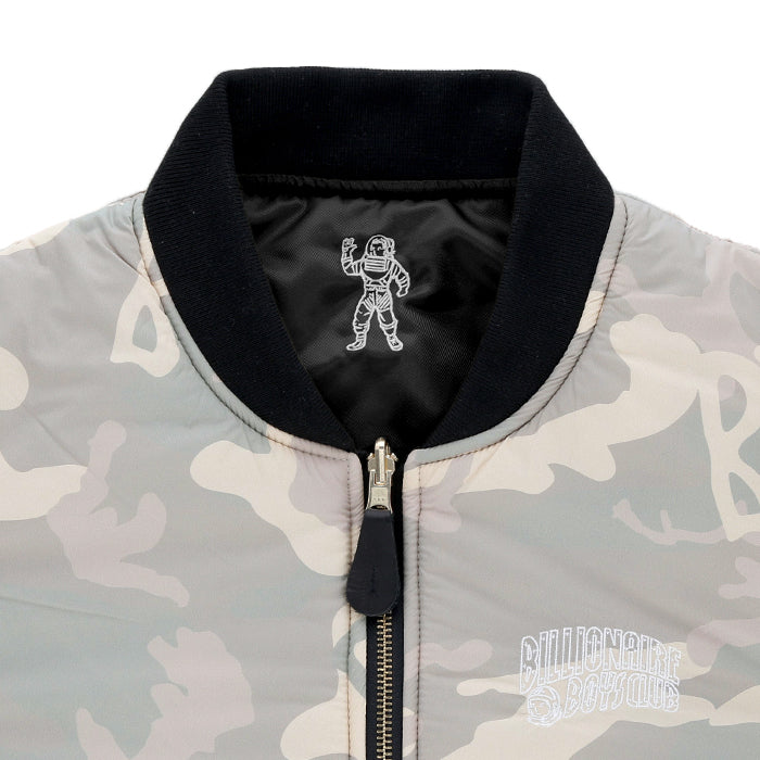 BILLIONAIRE BOYS CLUB × MANASTASH / ビリオネア ボーイズ クラブ × マナスタッシュ レザー スリーブ バーシティ ジャケット BBCJP261X001 601bbcjp261X001