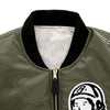BILLIONAIRE BOYS CLUB × MANASTASH / ビリオネア ボーイズ クラブ × マナスタッシュ レザー スリーブ バーシティ ジャケット BBCJP261X001 601bbcjp261X001