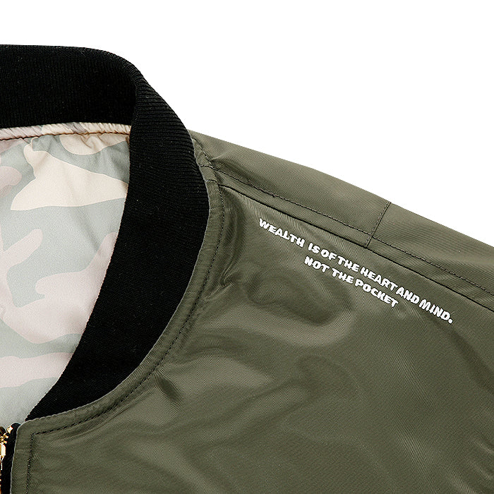 BILLIONAIRE BOYS CLUB × MANASTASH / ビリオネア ボーイズ クラブ × マナスタッシュ レザー スリーブ バーシティ ジャケット BBCJP261X001 601bbcjp261X001