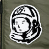 BILLIONAIRE BOYS CLUB × MANASTASH / ビリオネア ボーイズ クラブ × マナスタッシュ レザー スリーブ バーシティ ジャケット BBCJP261X001 601bbcjp261X001