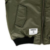 BILLIONAIRE BOYS CLUB × MANASTASH / ビリオネア ボーイズ クラブ × マナスタッシュ レザー スリーブ バーシティ ジャケット BBCJP261X001 601bbcjp261X001