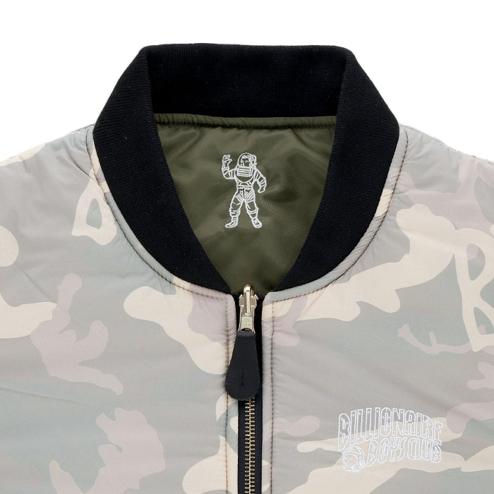 BILLIONAIRE BOYS CLUB × MANASTASH / ビリオネア ボーイズ クラブ × マナスタッシュ レザー スリーブ バーシティ ジャケット BBCJP261X001 601bbcjp261X001