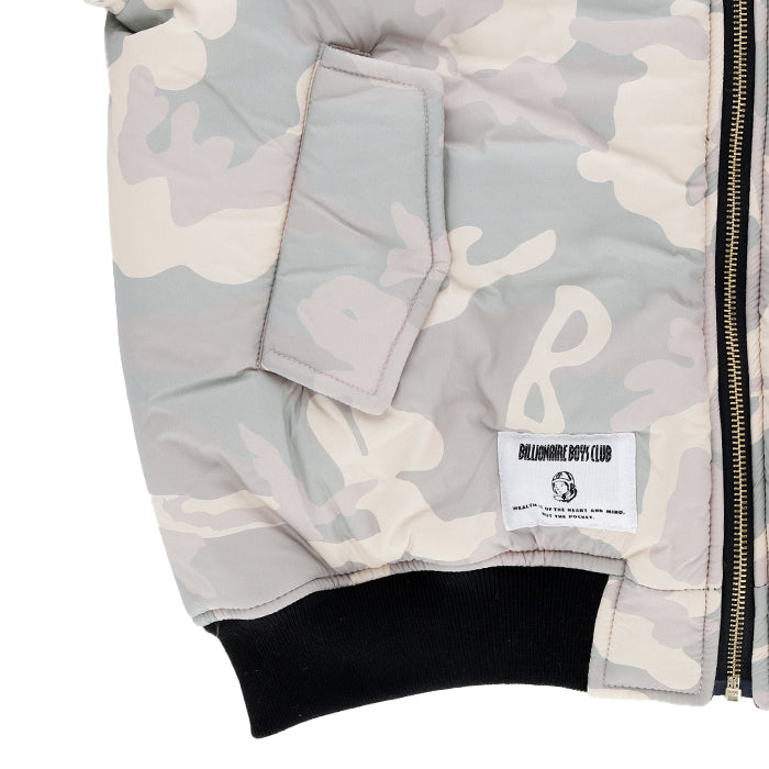 BILLIONAIRE BOYS CLUB × MANASTASH / ビリオネア ボーイズ クラブ × マナスタッシュ レザー スリーブ バーシティ ジャケット BBCJP261X001 601bbcjp261X001