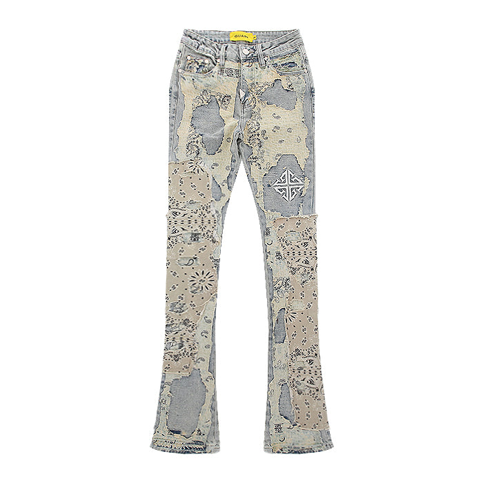 GUAPI VINTAGE PAISLEY DISTRESSED DENIM│グアピ ヴィンテージ GUAPI VINTAGE PAISLEY DISTRESSED DENIM│グアピ ヴィンテージ