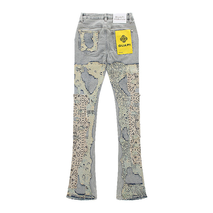 guapi よし GUAPI VINTAGE PAISLEY DISTRESSED DENIM│グアピ ヴィンテージ