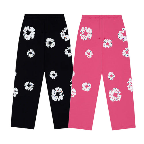 DENIM TEARS / デニムティアーズ ラインストーン  リース スウェット パンツ 601fw25bbs1203