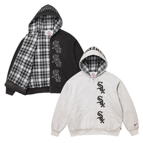 SUPREME × CHICAGO WHITE SOX / シュプリーム ×  シカゴ ホワイトソックス ジップアップフーディー FW25SW74 601fw25sw74