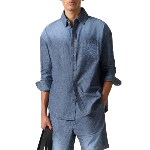 LOEWE / ロエベ アナグラム コットン ポプリン シャツ H526Y22XC99 601h526y05wf1