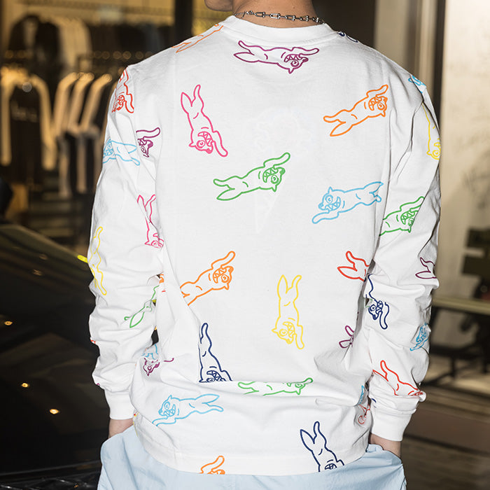 ICECREAM / アイスクリーム エーオー ランニングドッグ ロング スリーブ Tシャツ 601ic26176