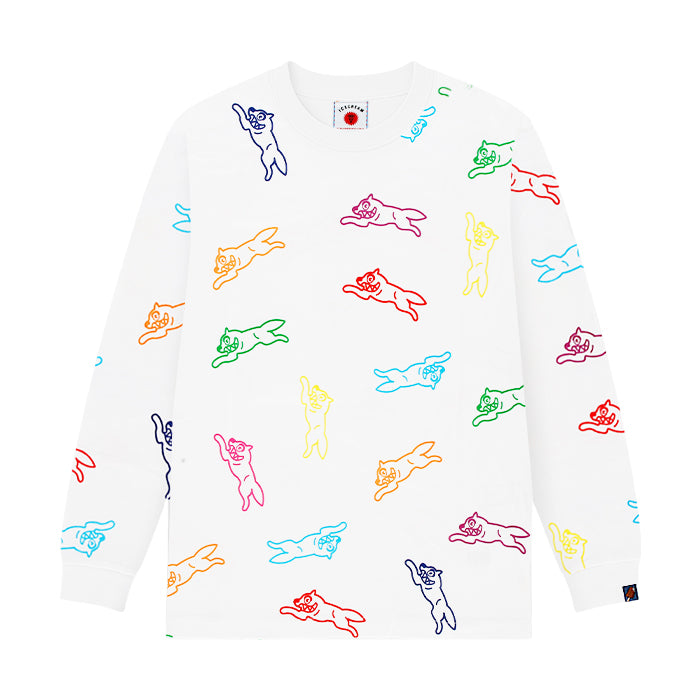 ICECREAM / アイスクリーム エーオー ランニングドッグ ロング スリーブ Tシャツ 601ic26176