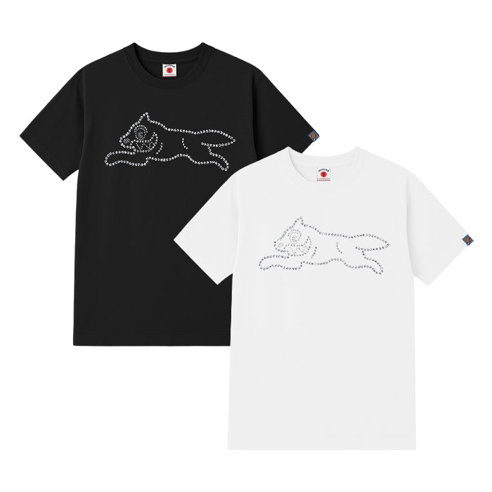 ICECREAM / アイスクリーム クリスタル ランニングドッグ Tシャツ 601ic26178