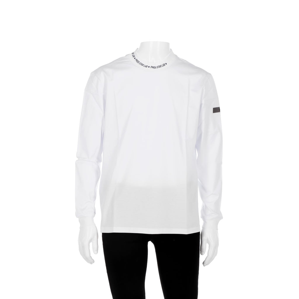 P.M.D.S. / ピーエムディーエス  ネック ロゴ ロング スリーブ Tシャツ 601mockneckstar