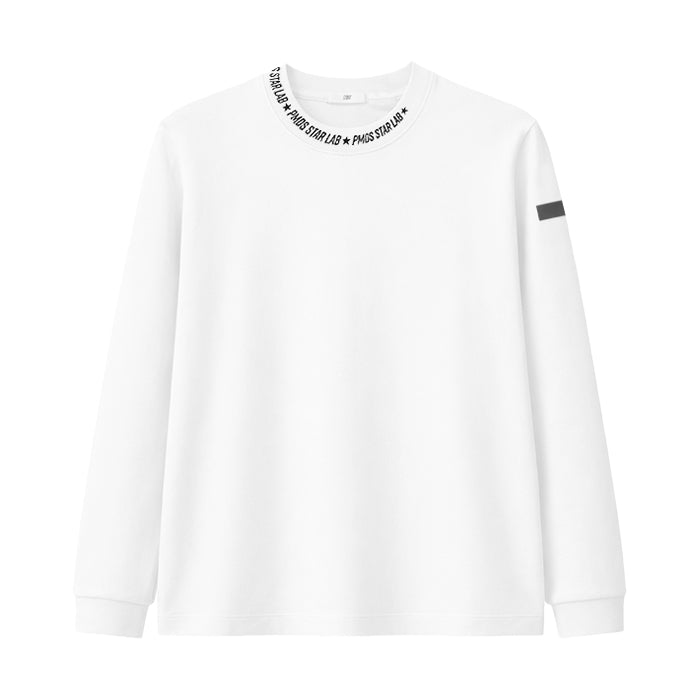 P.M.D.S. / ピーエムディーエス  ネック ロゴ ロング スリーブ Tシャツ 601mockneckstar