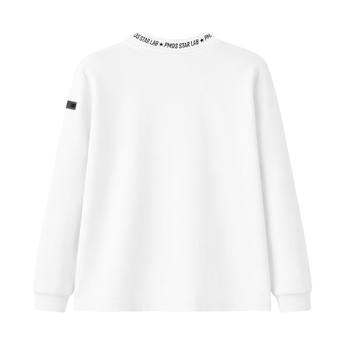 P.M.D.S. / ピーエムディーエス  ネック ロゴ ロング スリーブ Tシャツ 601mockneckstar