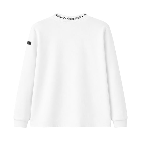 P.M.D.S. / ピーエムディーエス  ネック ロゴ ロング スリーブ Tシャツ 601mockneckstar