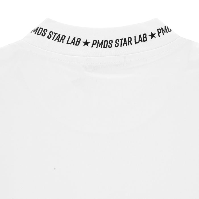 P.M.D.S. / ピーエムディーエス  ネック ロゴ ロング スリーブ Tシャツ 601mockneckstar